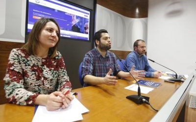 Rueda de prensa presentación web Oviedo Incluye y Guía Contratación pública responsable