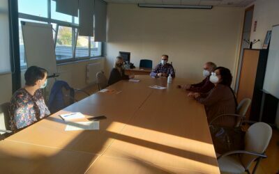 Reunión con Juan Carlos Guerrero, concejal de Empleo y Formación del Ayuntamiento de Avilés