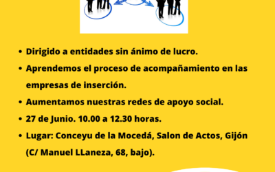 Taller sobre Acompañamiento y creación de itinerarios de inserción