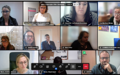 Sesión sobre acreditación de competencias en el grupo de acompañamiento