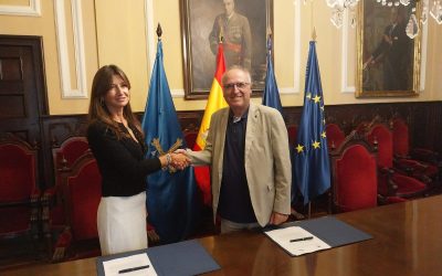 Firma de convenio con el Ayuntamiento de Oviedo