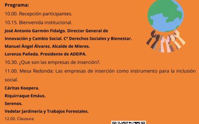 Jornada en Mieres: “Las empresas de inserción: instrumento para la inclusión social”.
